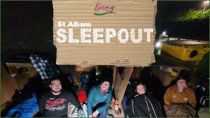 The Living Room at the St Albans Sleepout